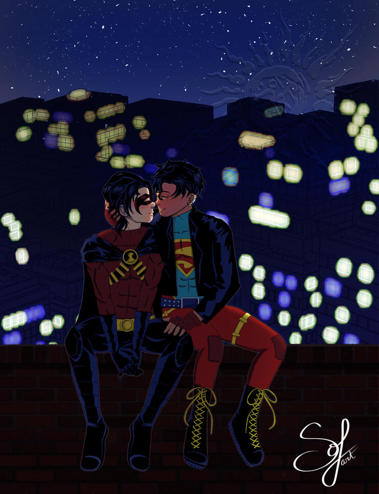 Late Night Kiss - DC comics