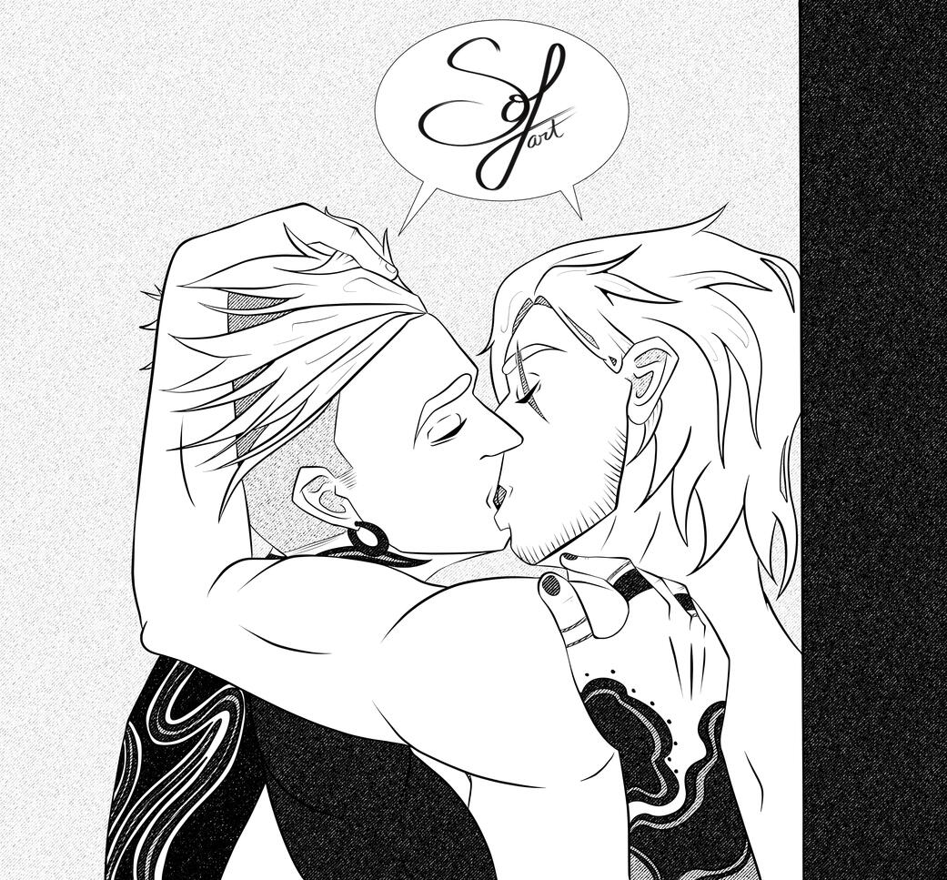 Enjin x Gris Kiss - Gachiakuta