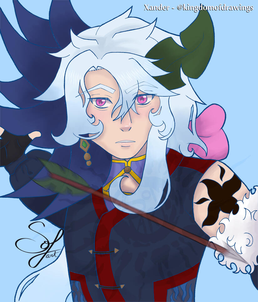 Xander - Kingdomofdrawings - Artfight